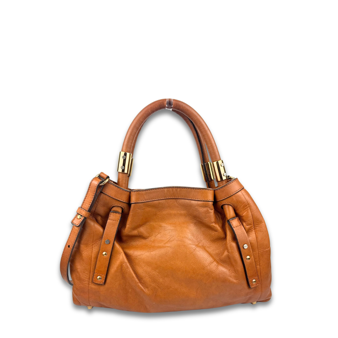 Chloe Victoria Leather Tote Bag