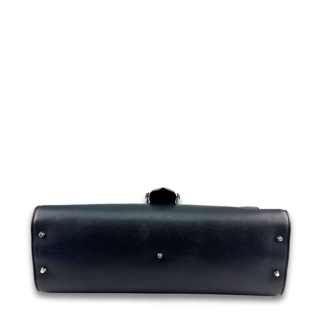 Gucci Black Interlocking G Medium Shoulder Bag