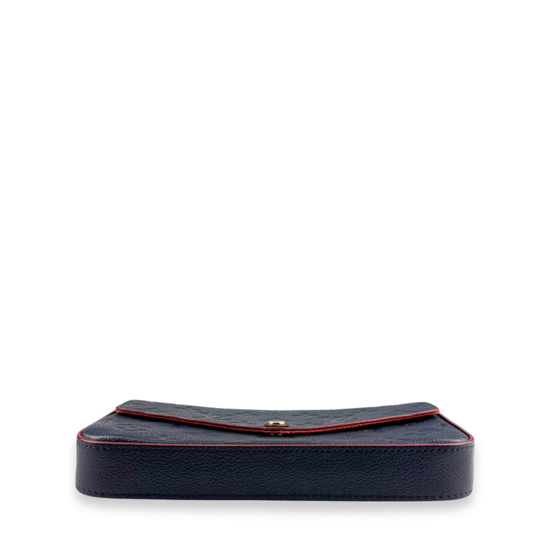 Louis Vuitton Navy Blue Empreinte Pochette Felicie