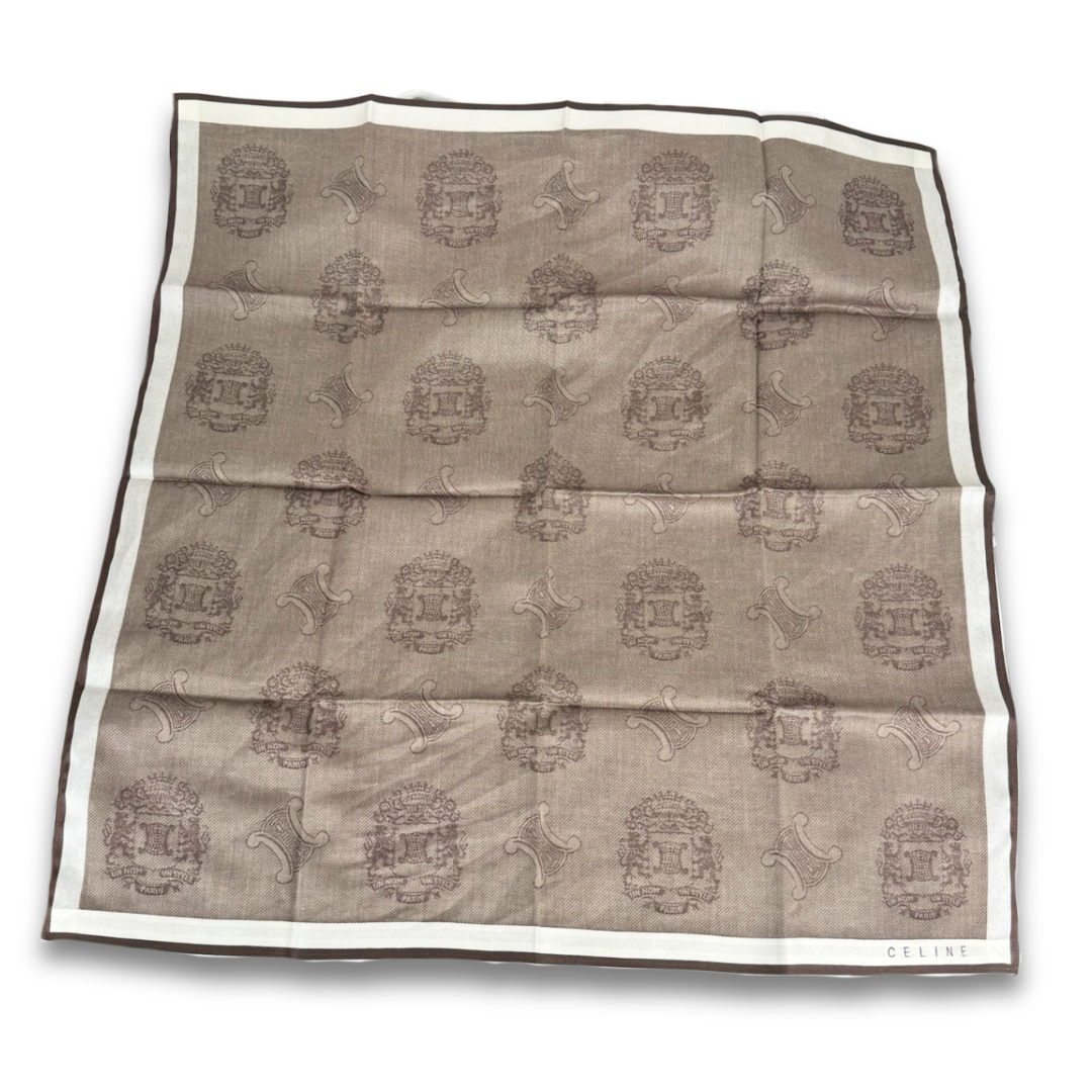 Celine Brown Macadam Handkerchief
