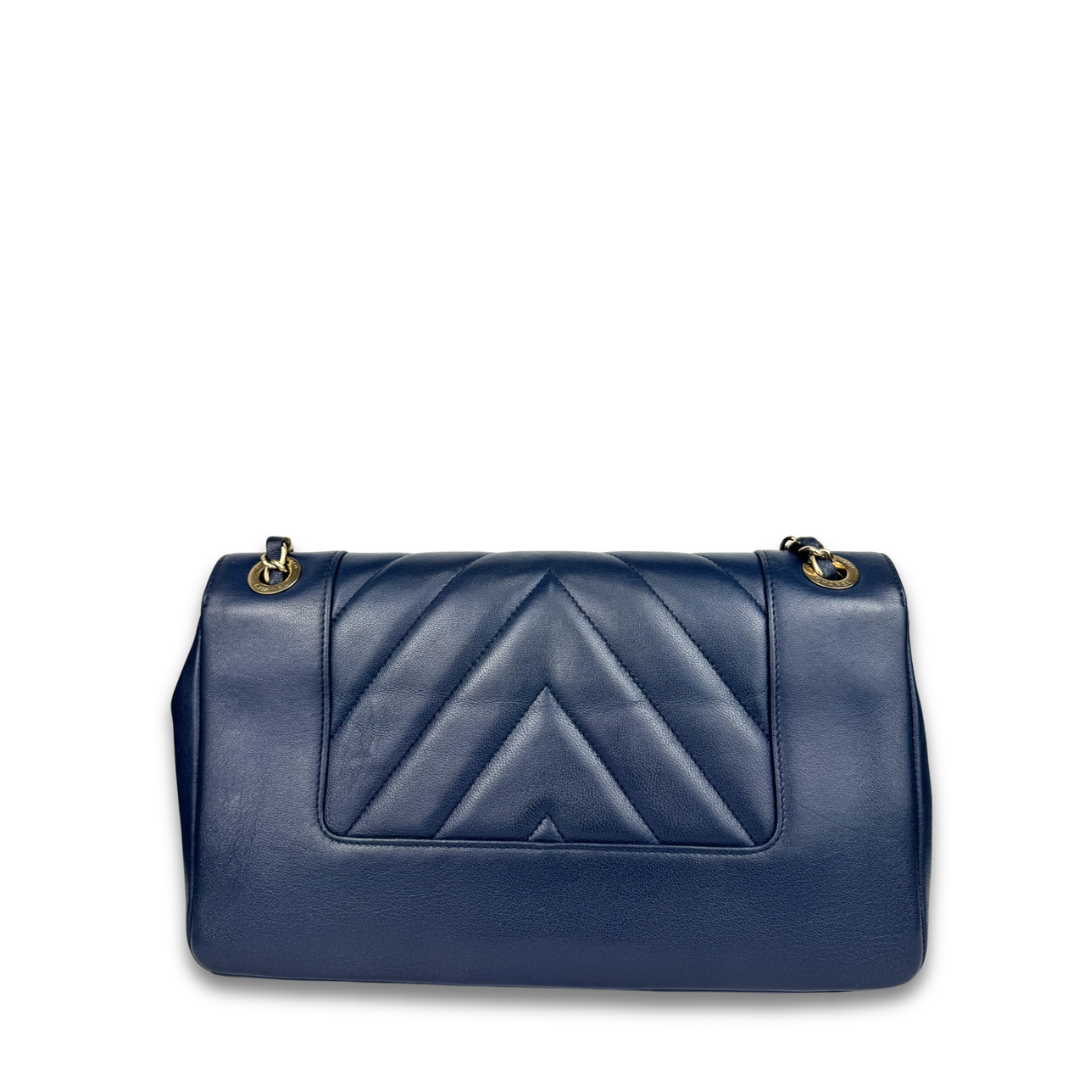 Chanel Navy Blue Medium Mademoiselle Flap Bag