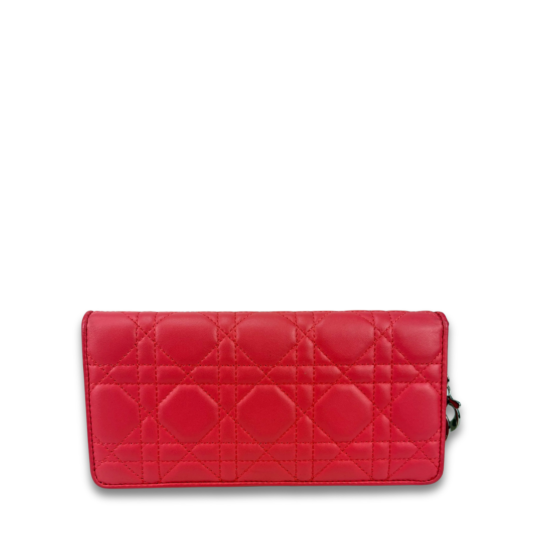 Dior Hot Pink Cannage Wallet