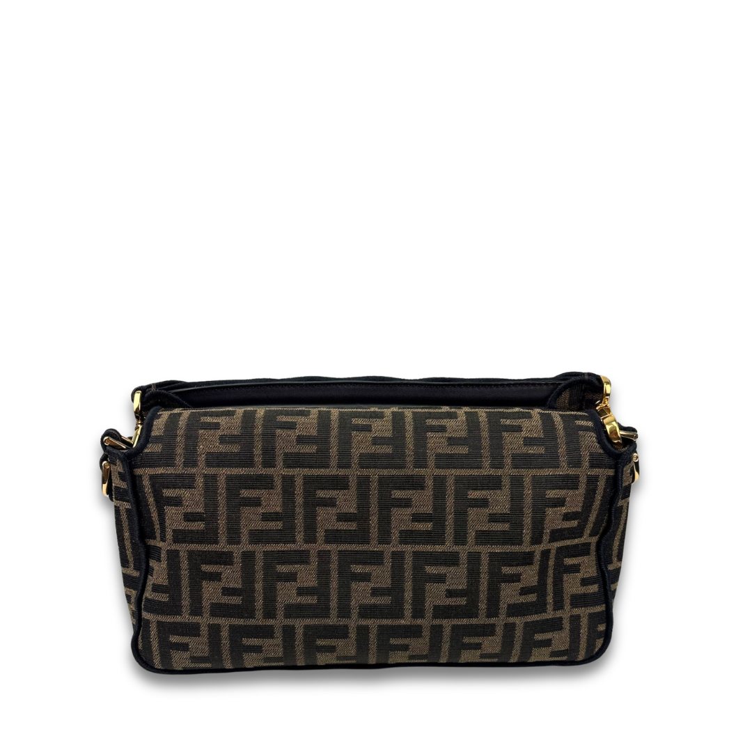 Fendi Jacquard Convertible Baguette
