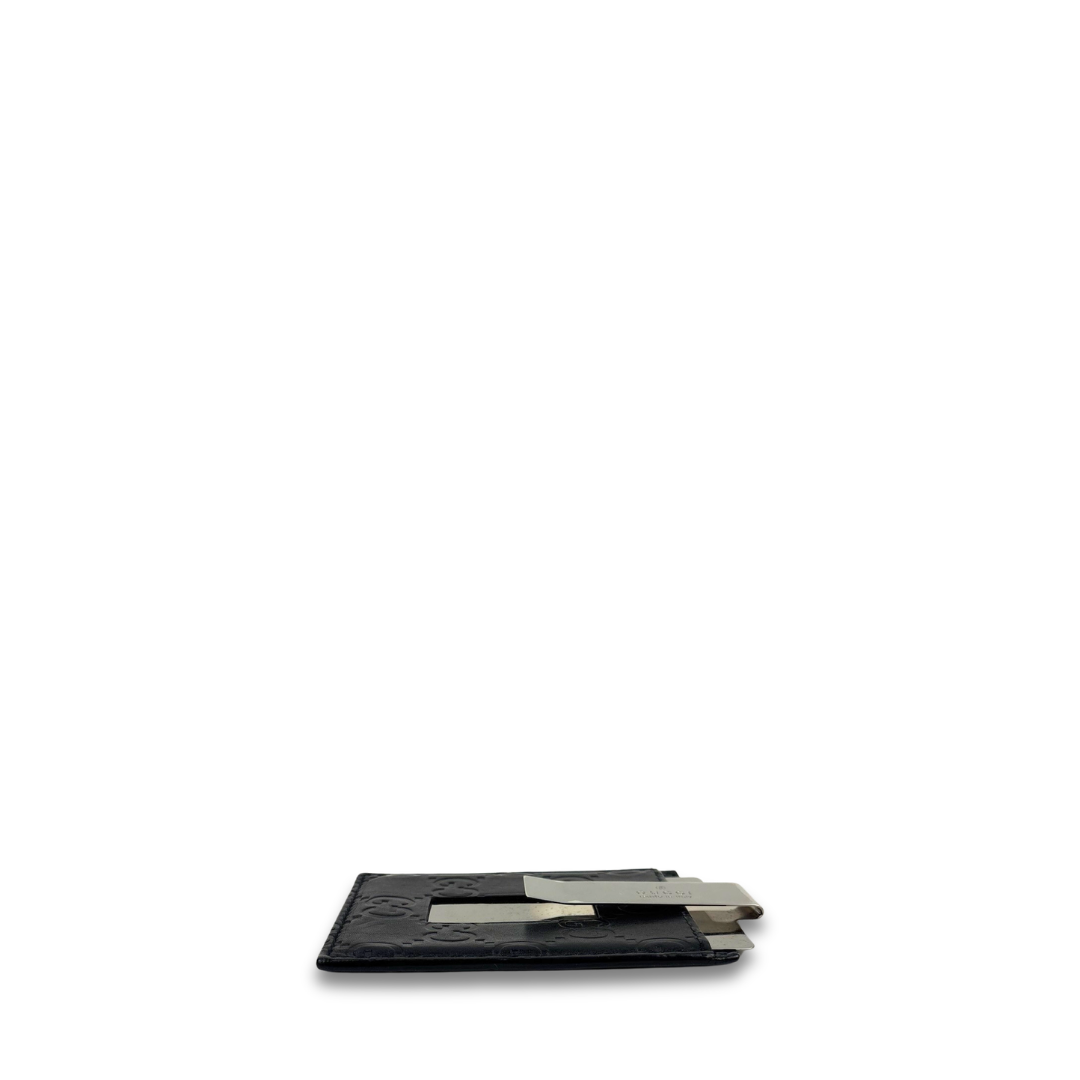 Gucci Black Guccissima Money Clip