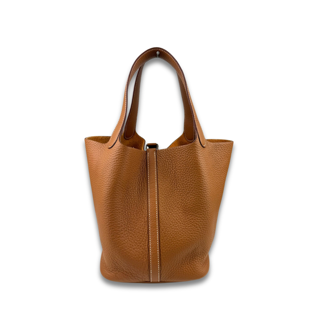 Hermès Clemence Picotin Lock 22 Gold