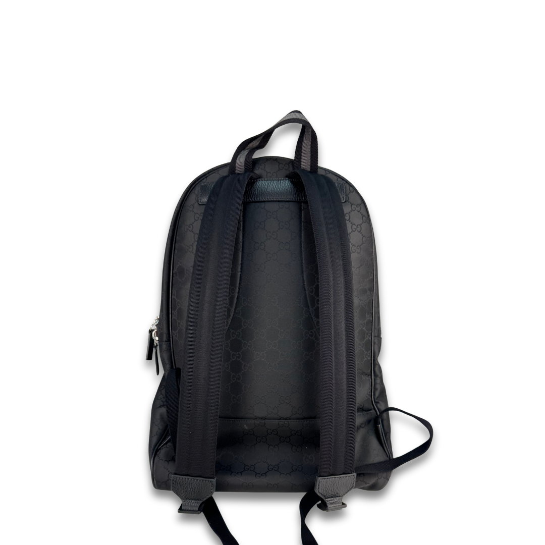 Gucci Black Nylon Slim Backpack