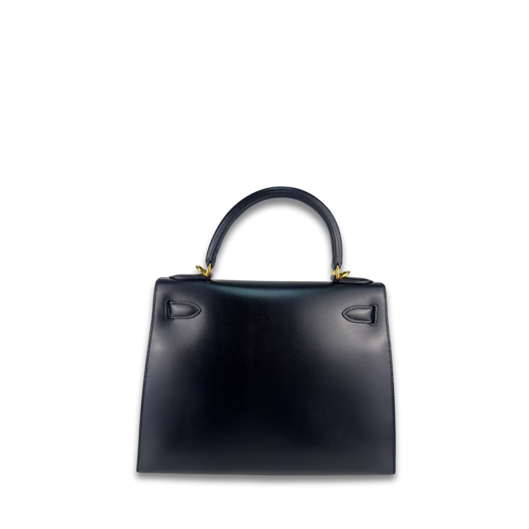 Hermès Box Calf Kelly 28 Noir