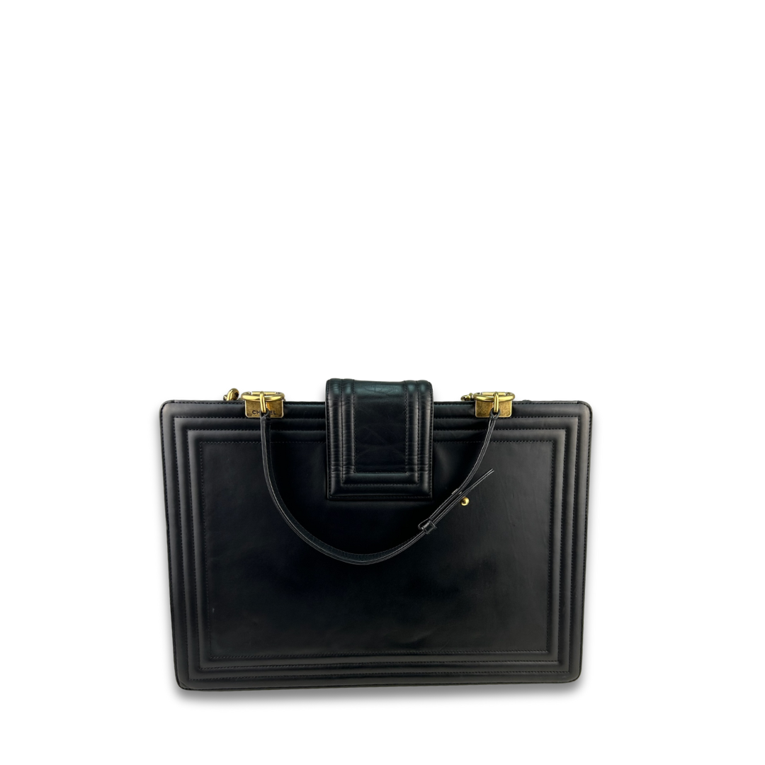 Chanel Black Medium Boy Tote
