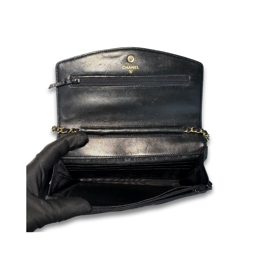 Chanel Caviar Timeless Wallet on Chain