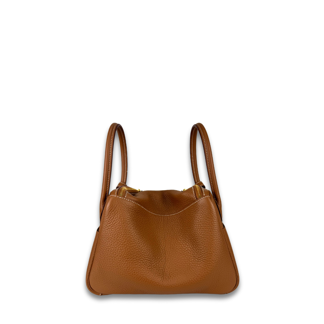 Hermès Clemence Lindy 26 Gold