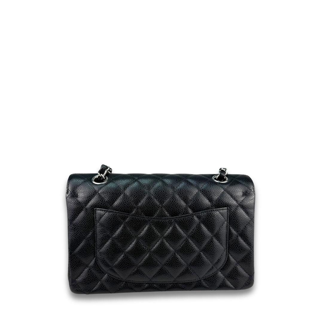 Chanel Black Caviar Classic Small Double Flap