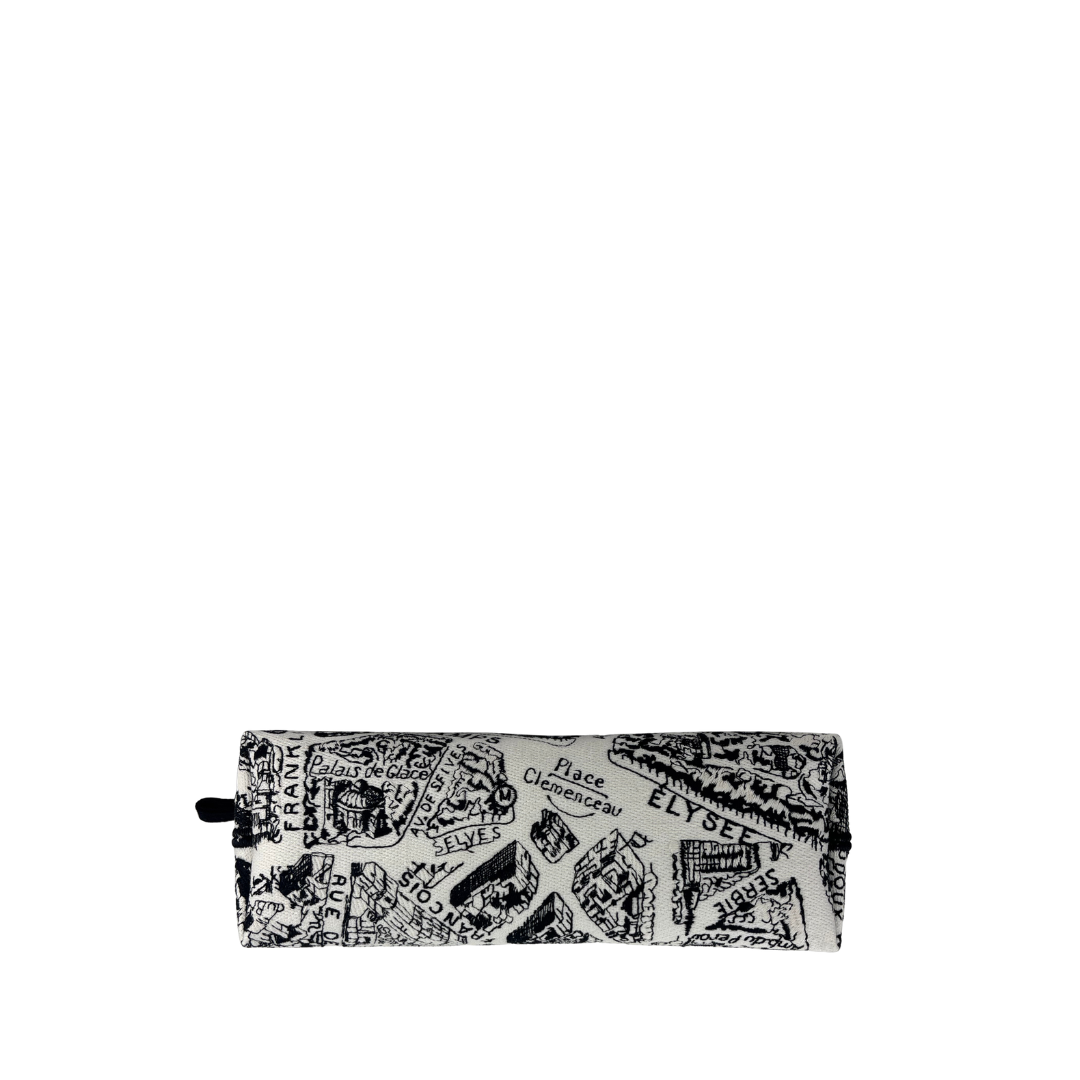 Dior Black and White Jacquard Pouch