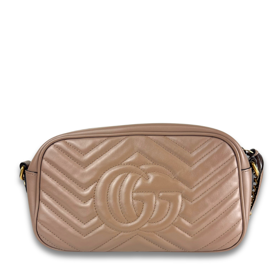 Gucci Dusty Rose Marmont Small Camera Bag