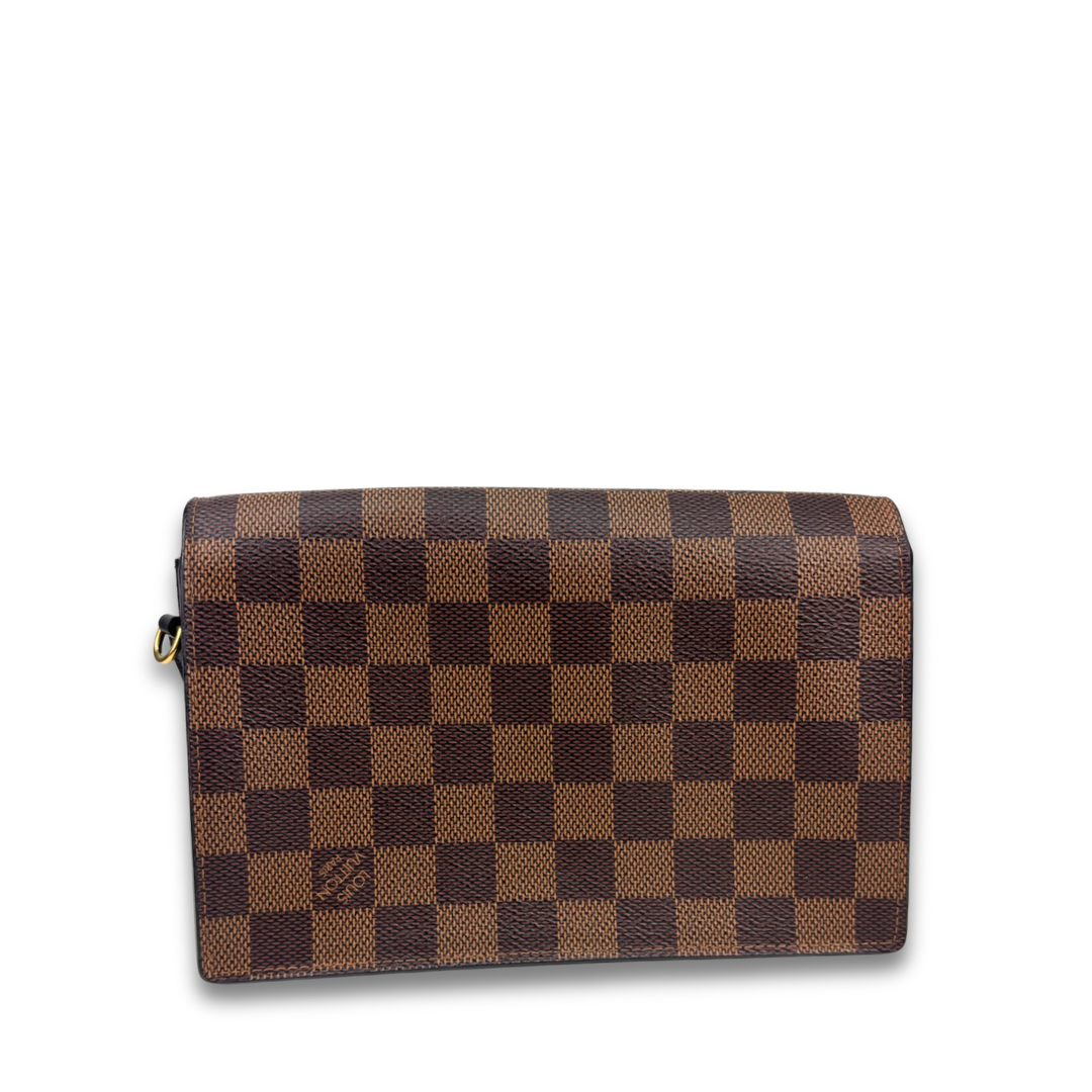 Louis Vuitton Damier Ebene Vavin Chain Wallet