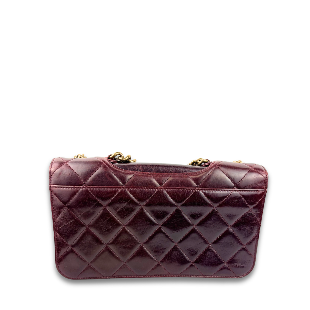 Chanel Burgundy Perfect Edge Flap Bag