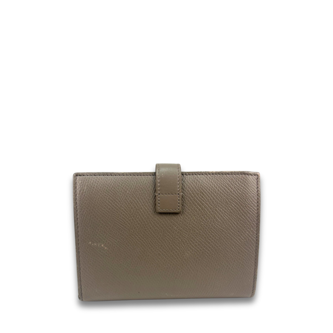 Celine Grey Medium Strap Wallet