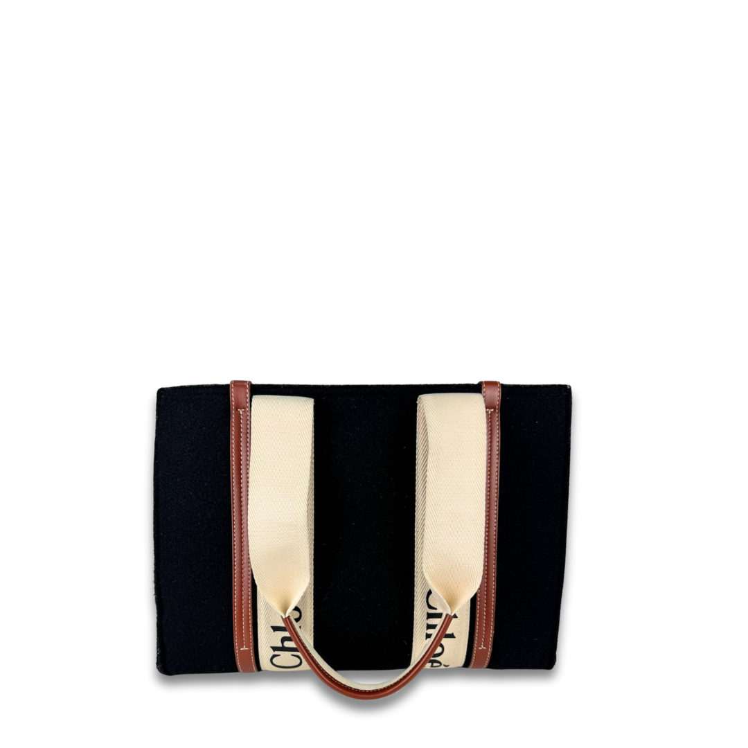 Chloe Medium Felt Woody Tote