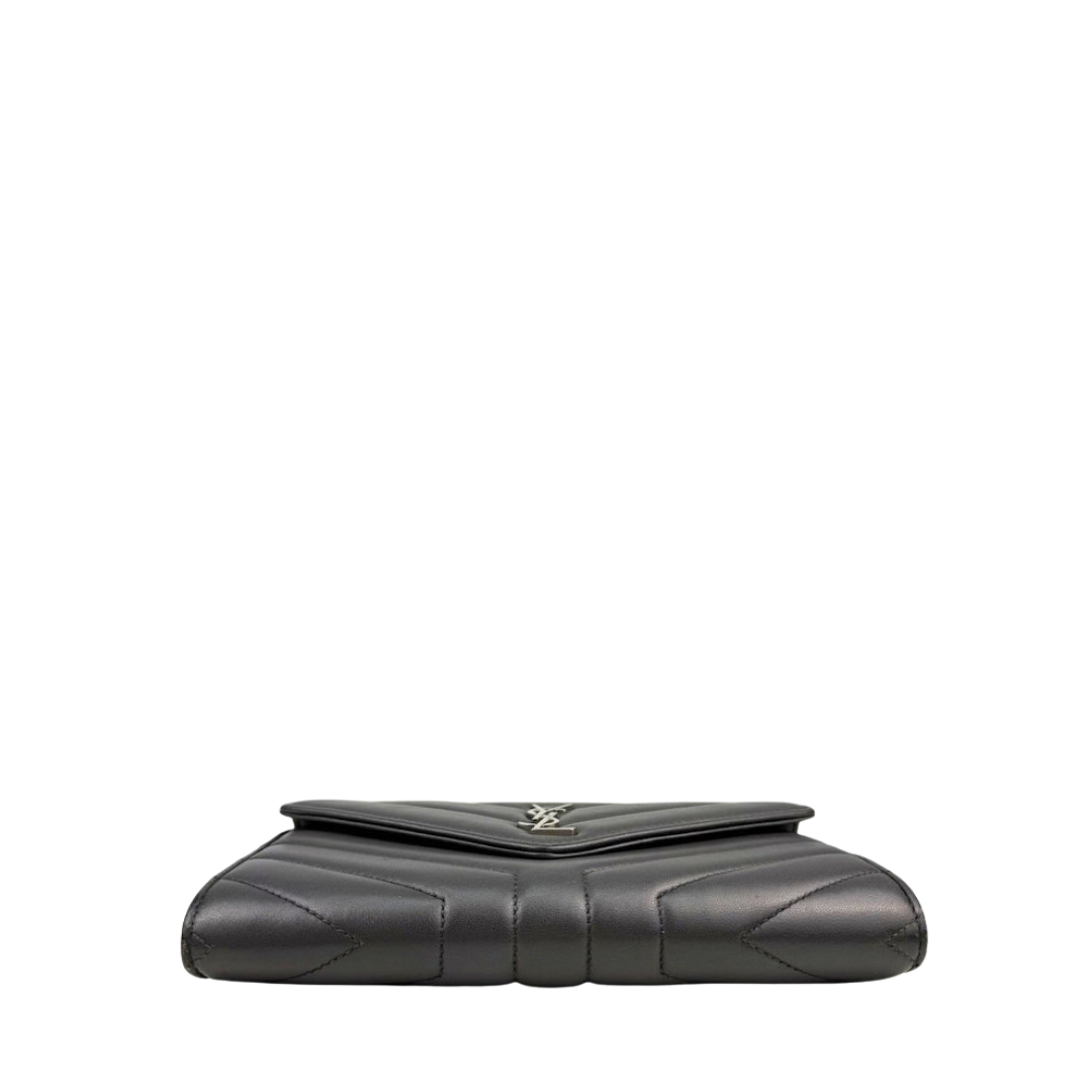 YSL Grey Cassandre Envelope Wallet