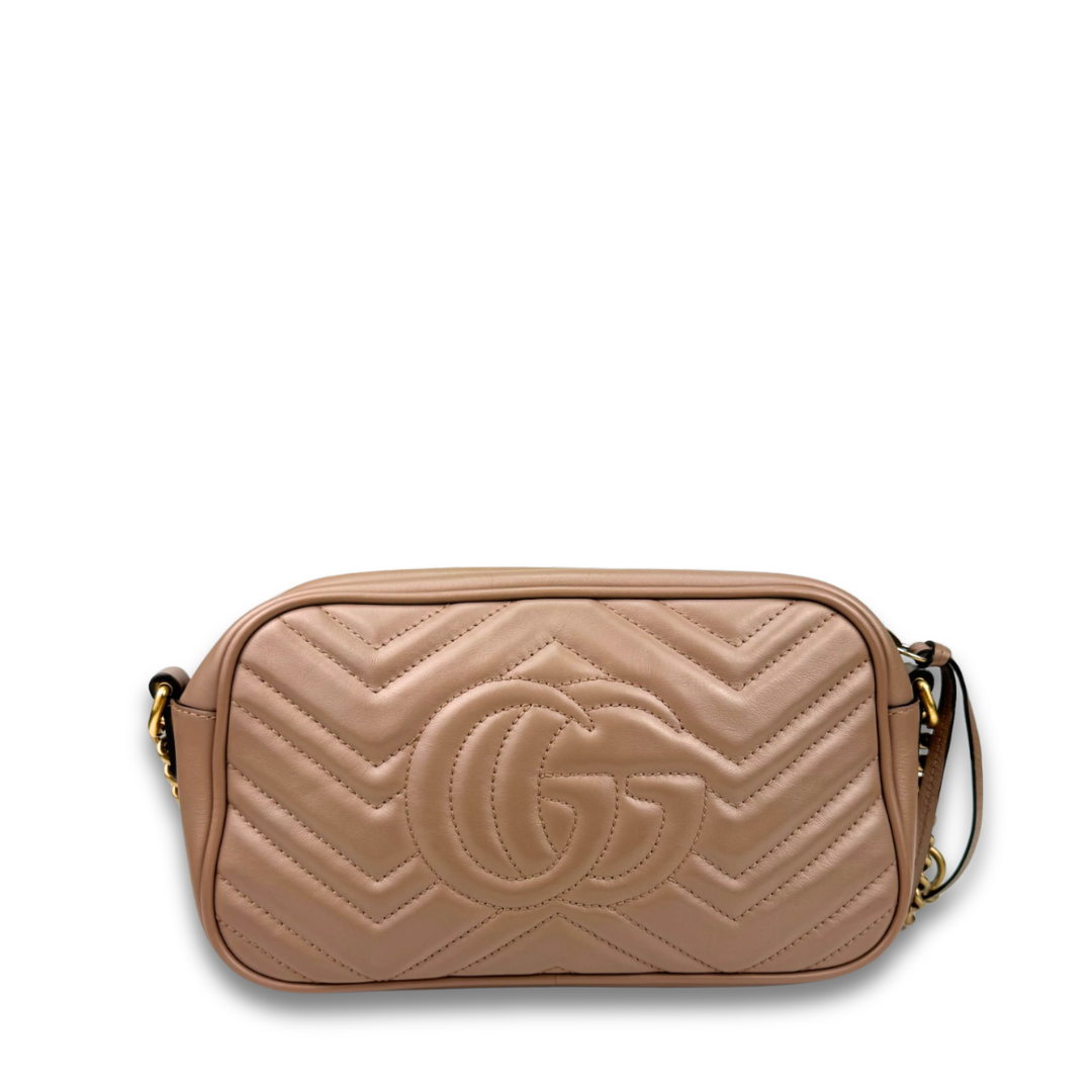Gucci Dusty Rose Marmont Small Camera Bag