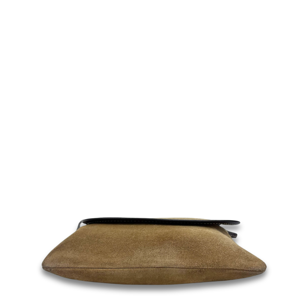 Loewe Suede Anagram Pouch on Strap