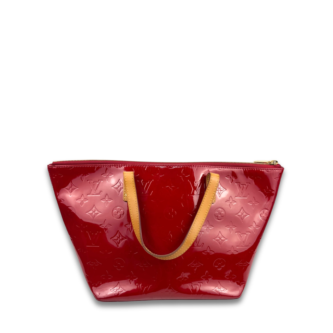 Louis Vuitton Red Vernis Bellevue PM