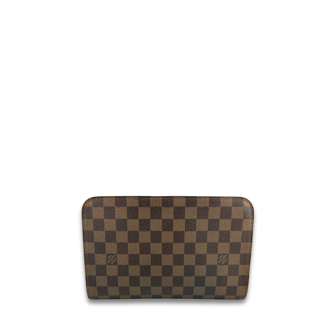 Louis Vuitton Damier Ebene Saint Louis Wristlet Clutch