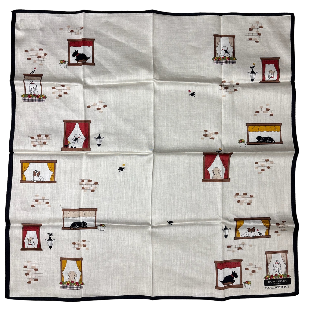 Burberry Dogs Handkerchief