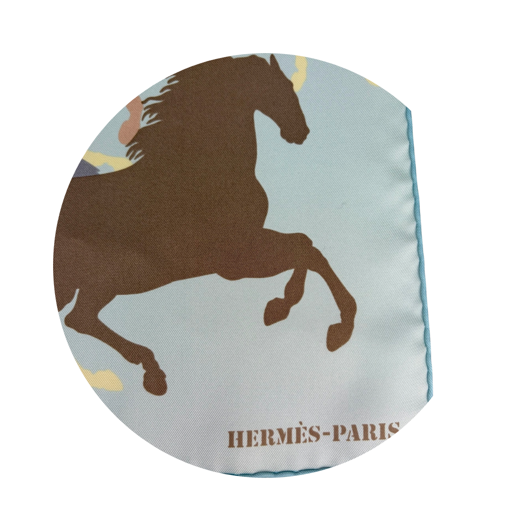 Hermès Ex-Libris en Camouflage Scarf