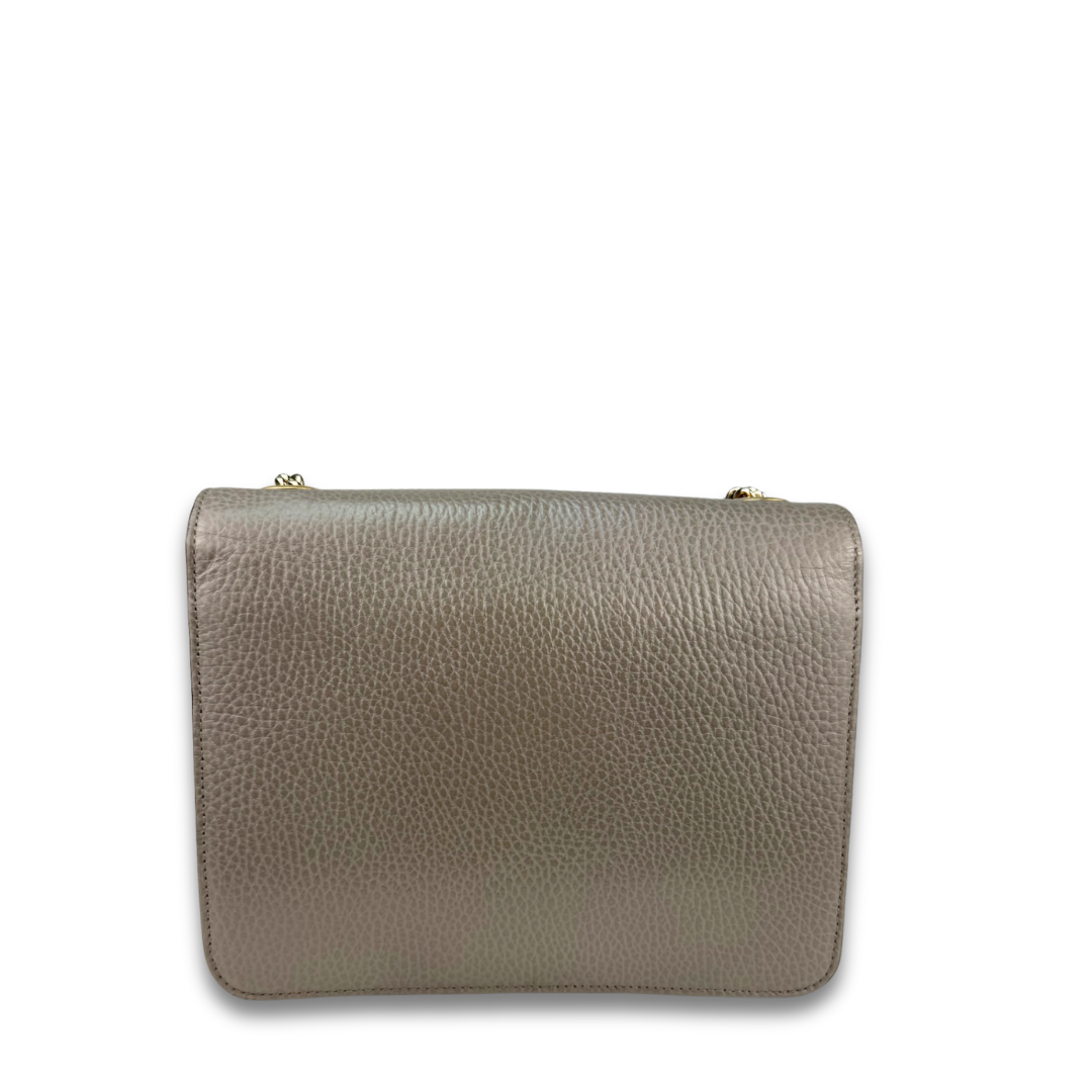 Gucci Grey Interlocking G Medium Shoulder Bag
