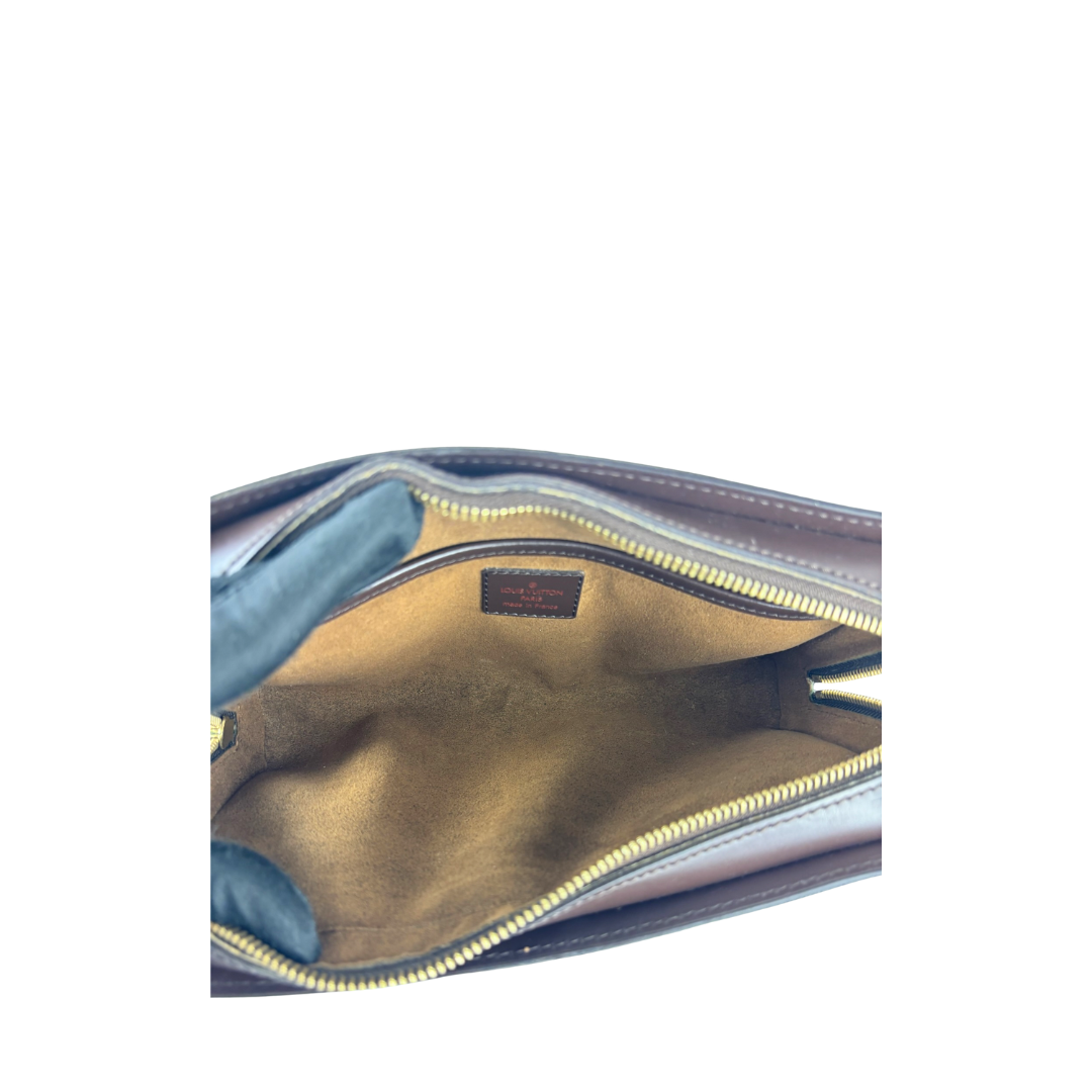 Louis Vuitton Damier Ebene Saint Louis Wristlet Clutch