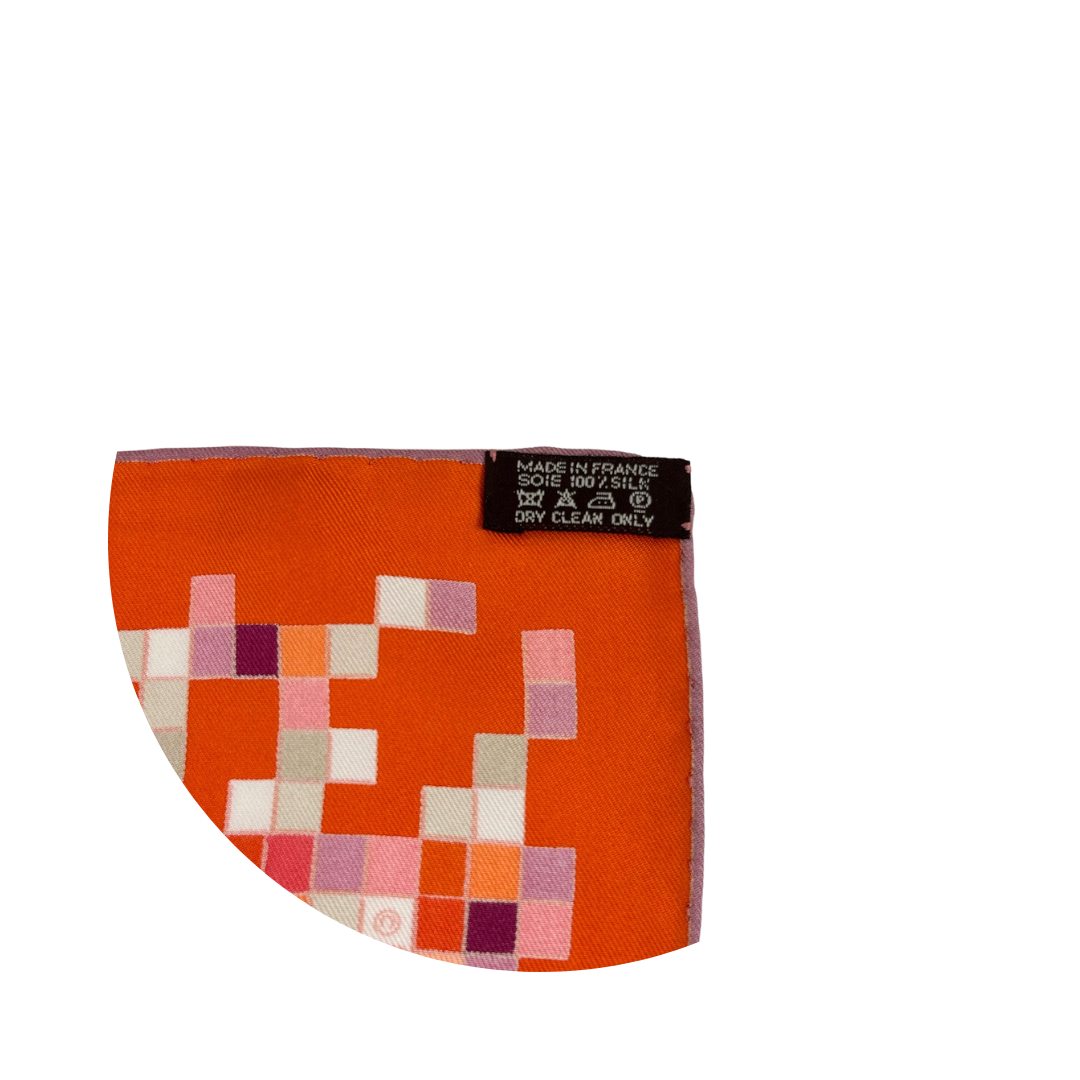 Hermès Carré 90 Mosaique Silk Scarf