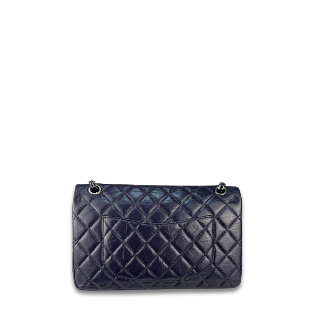 Chanel Eggplant 2.55 Reissue 226 Double Flap