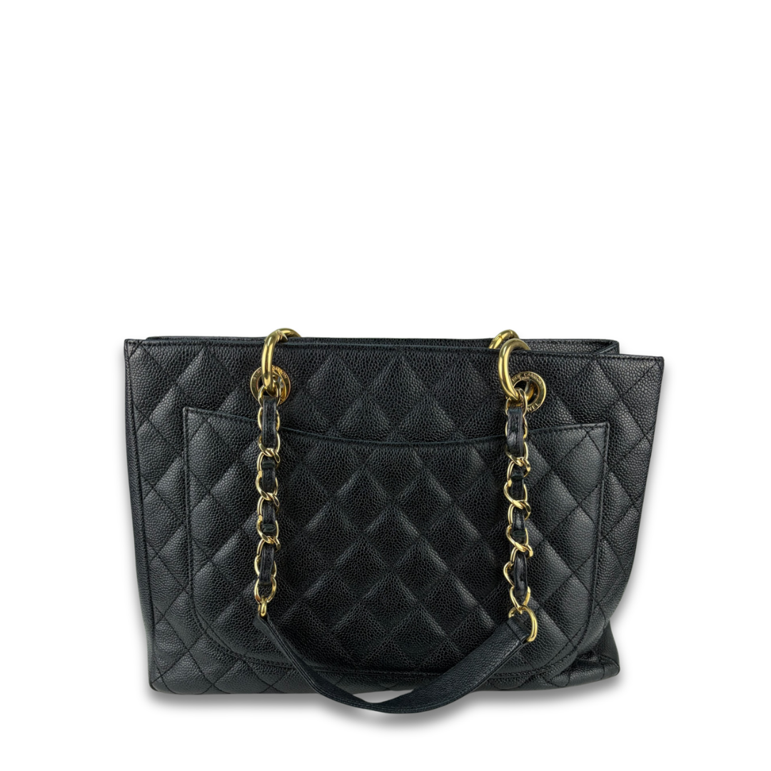 Chanel Black Caviar Grand Shopper Tote (GST)