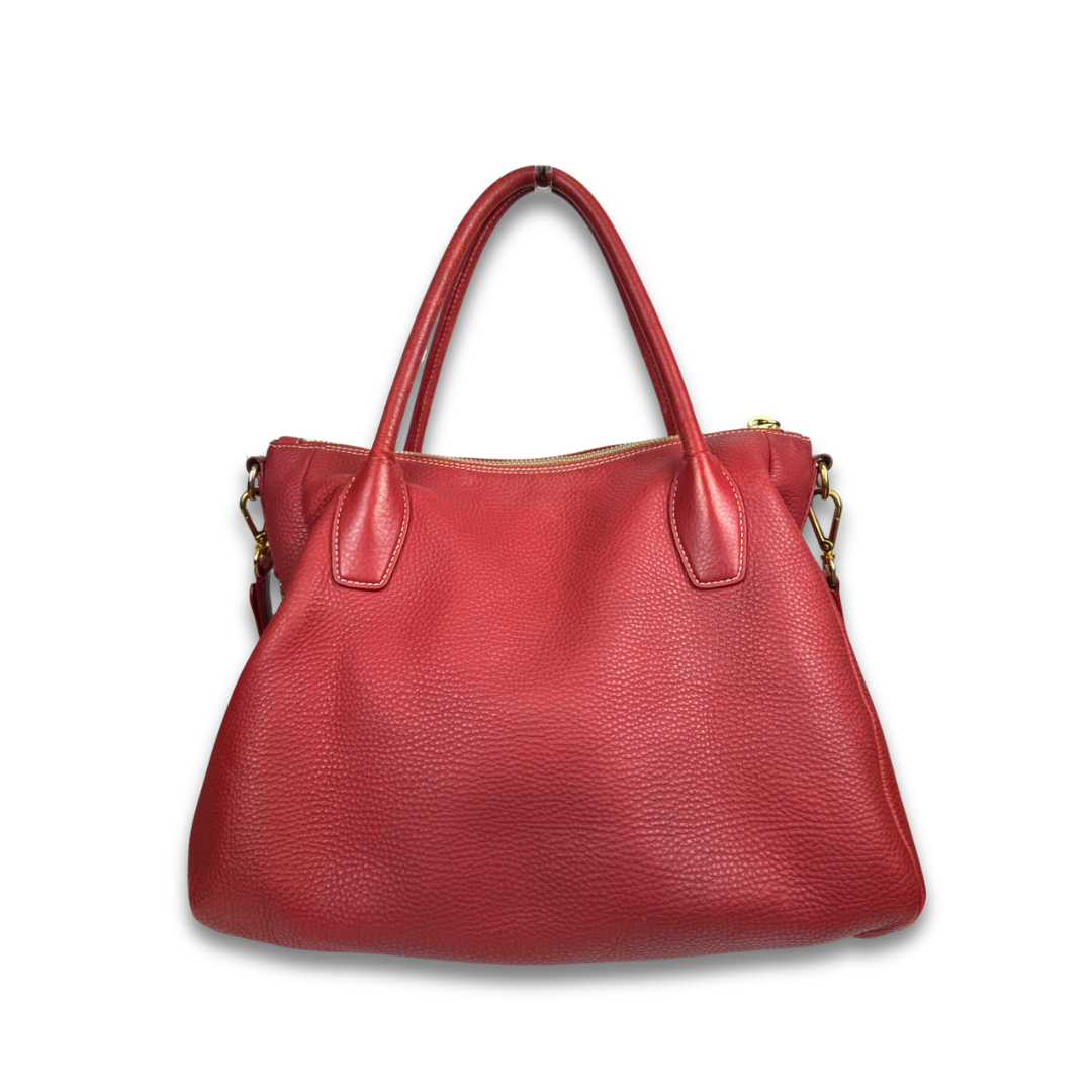 Prada Red Manici Convertable Tote