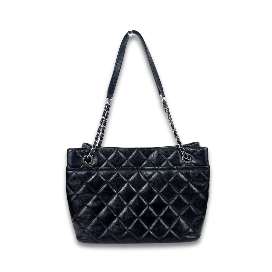 Chanel Black Caviar Soft Timeless CC Tote
