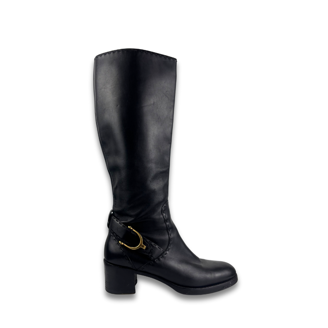 Gucci Horsebit Riding Boots - Size 40