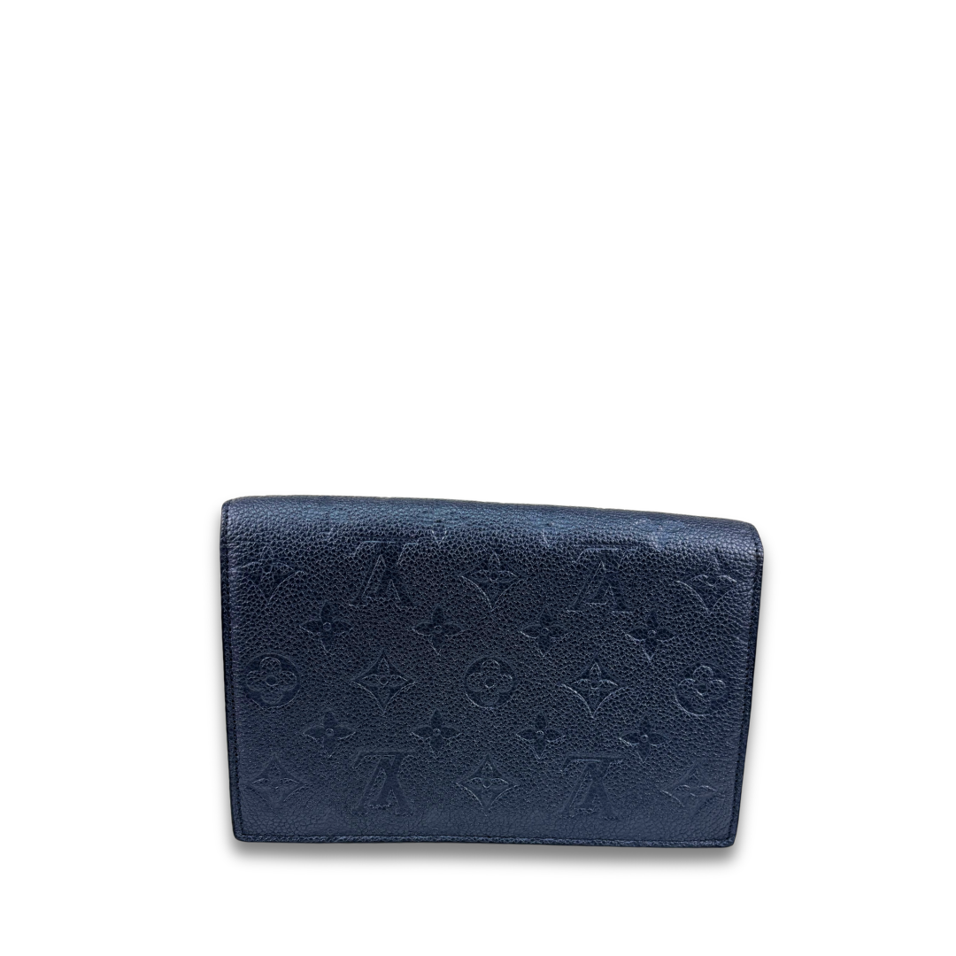 Louis Vuitton Metallic Blue Empreinte Vavin Chain Wallet
