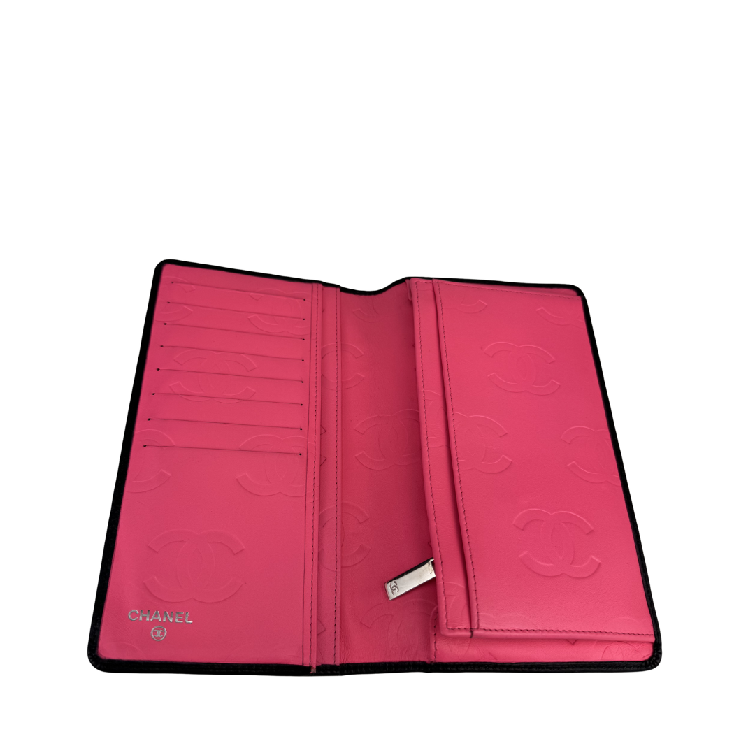 Chanel Cambon Yen Long Bifold Wallet