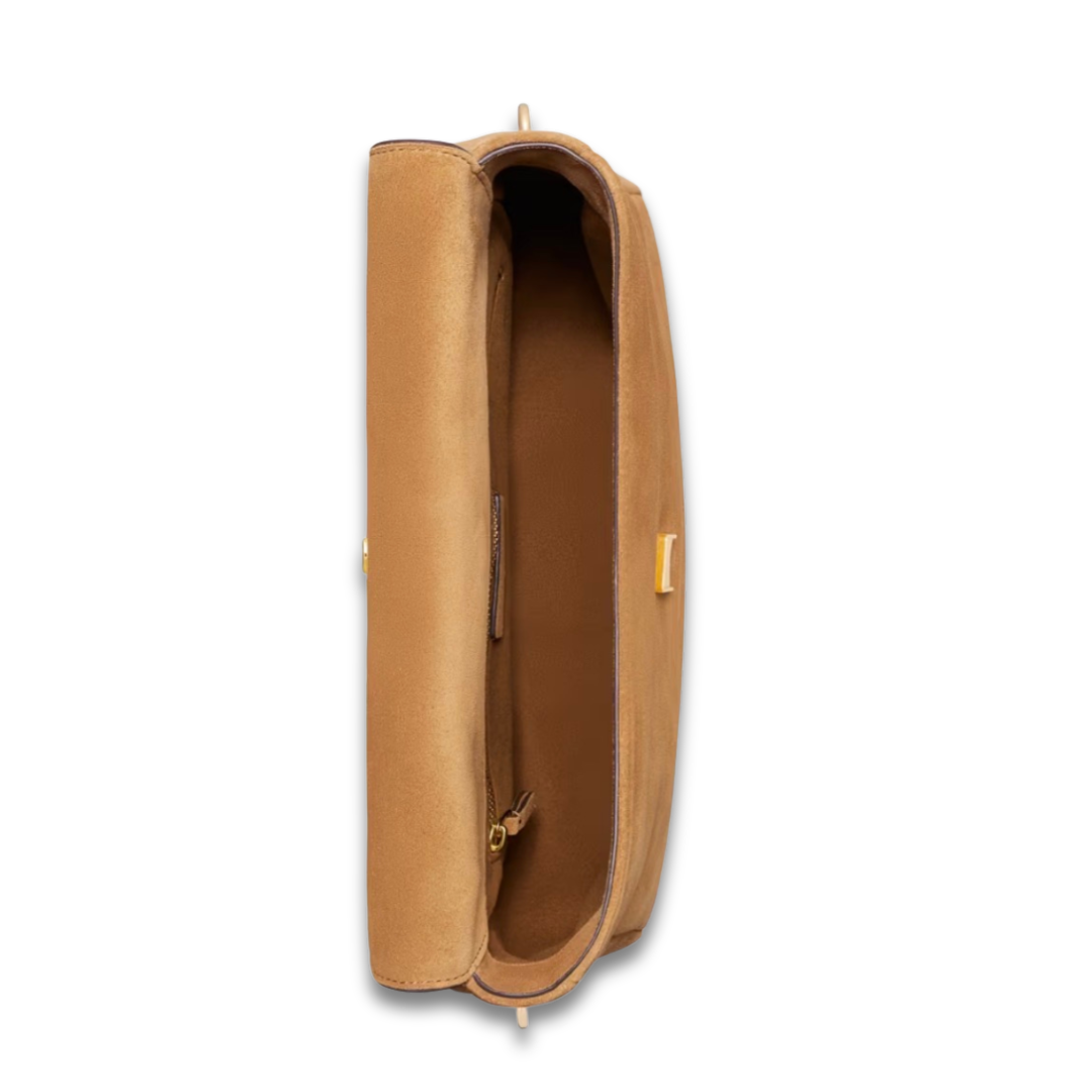 Tory Burch Charlie Suede Shoulder Bag