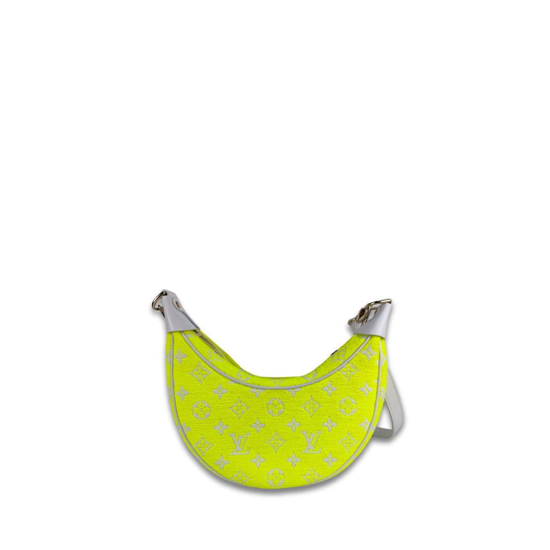 Louis Vuitton Yellow Jacquard Velvet Loop