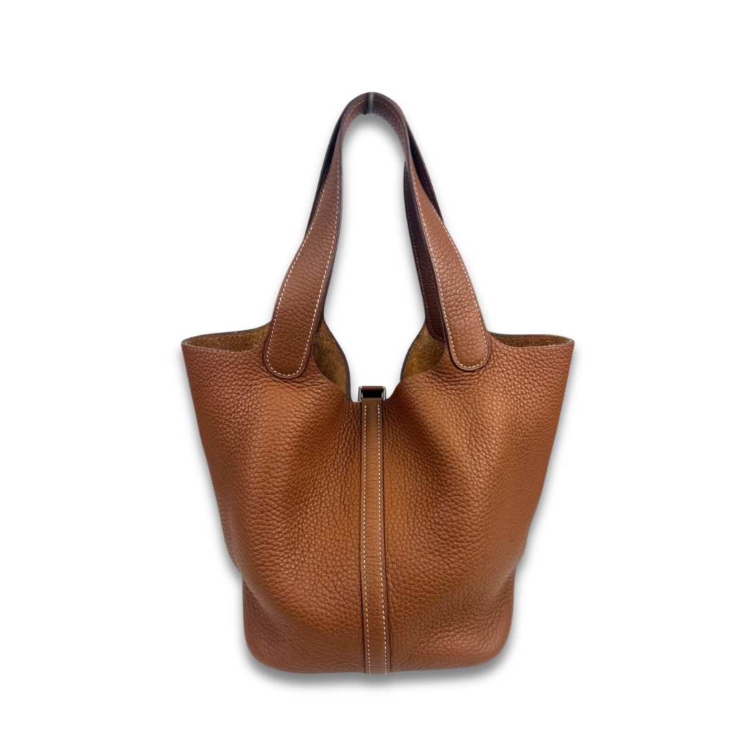 Hermès Gold Clemence Picotin 22