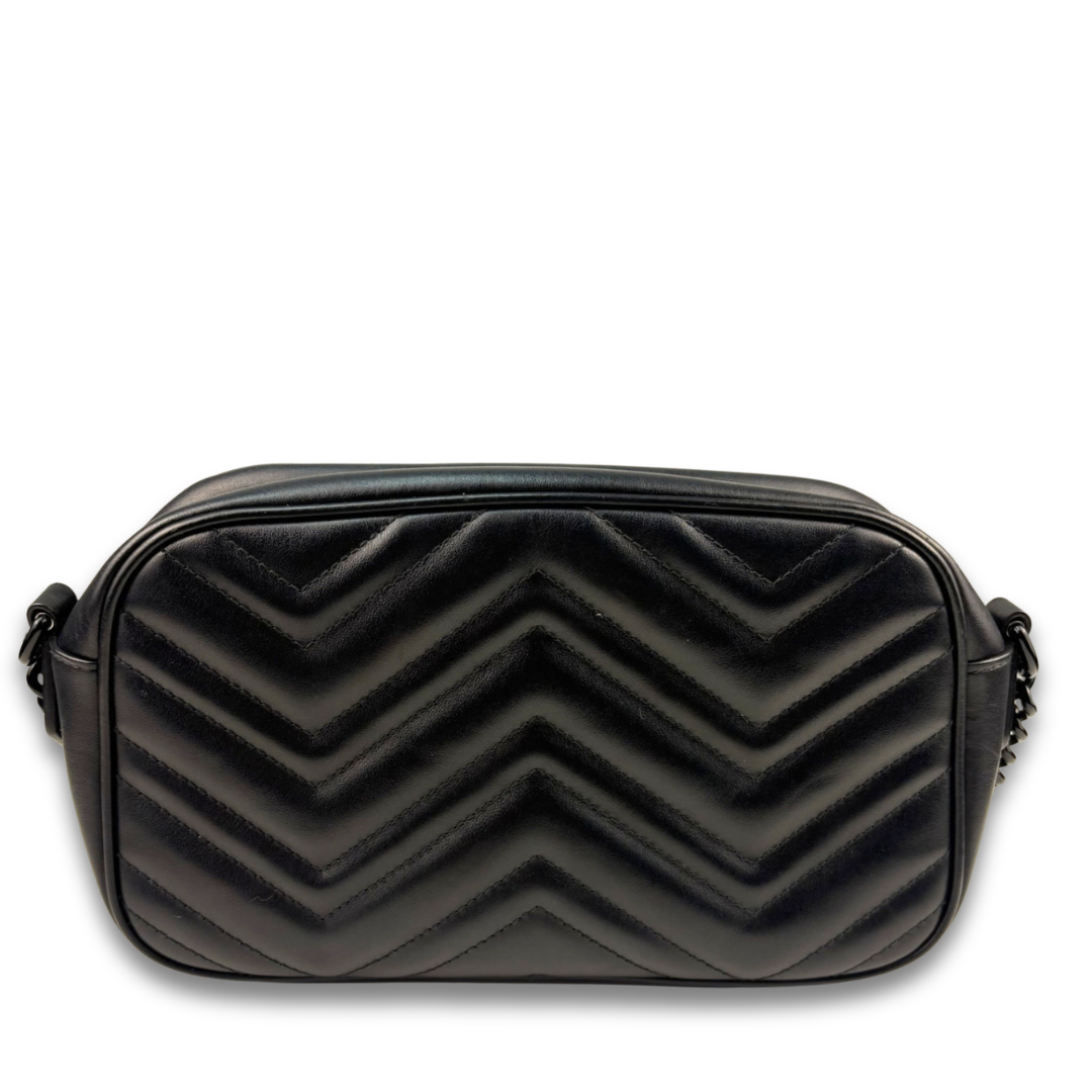 Gucci Black Marmont Small Camera Bag
