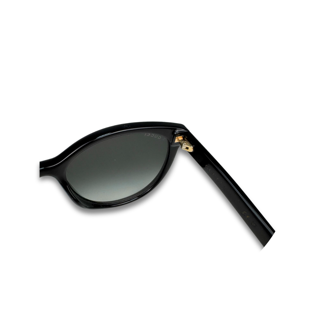 Gucci Black Round Sunglasses