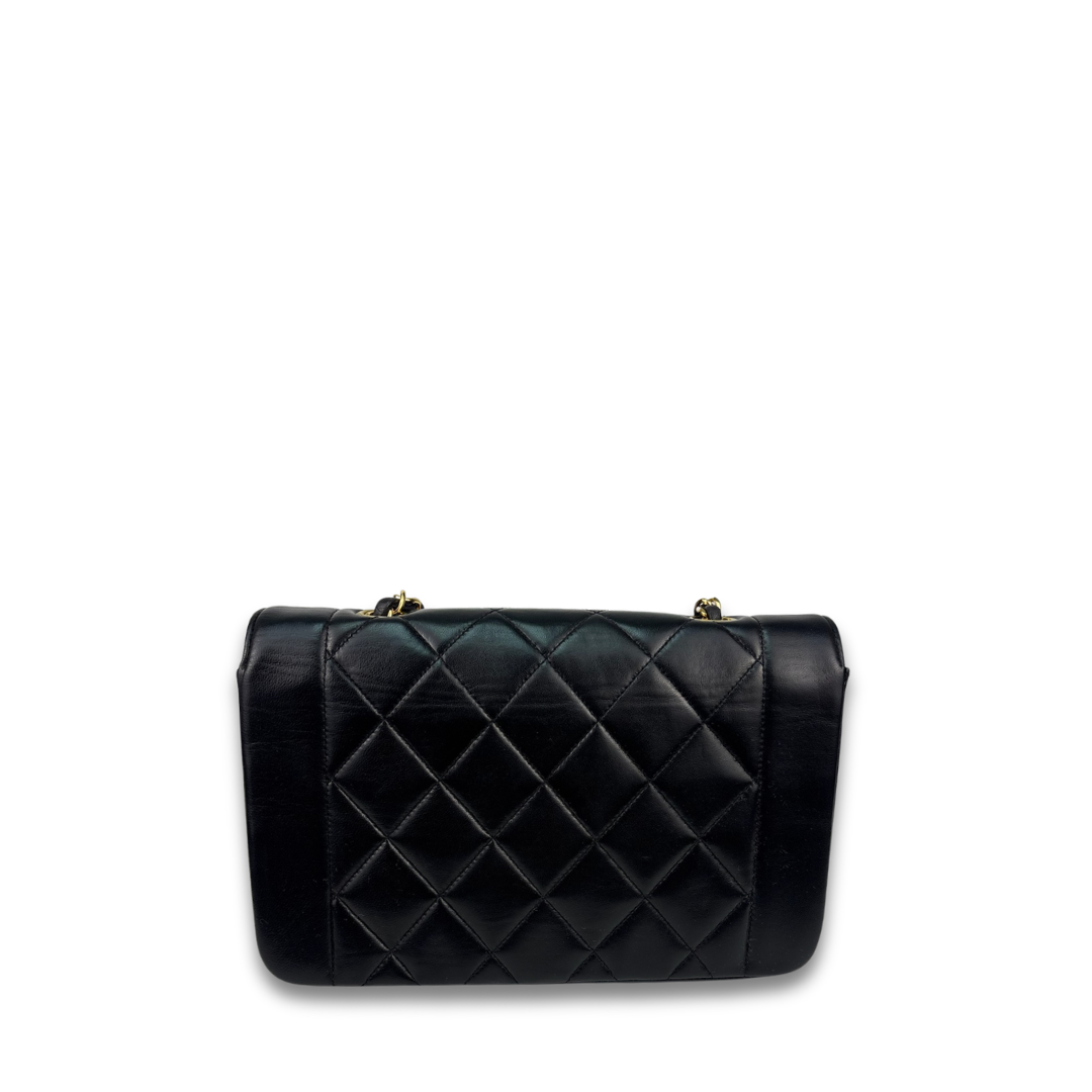 Chanel Small Lambskin Diana Single Flap