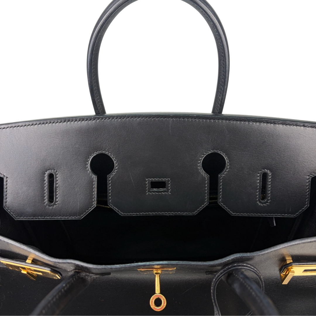 Hermès Box Calf Birkin 35 Noir