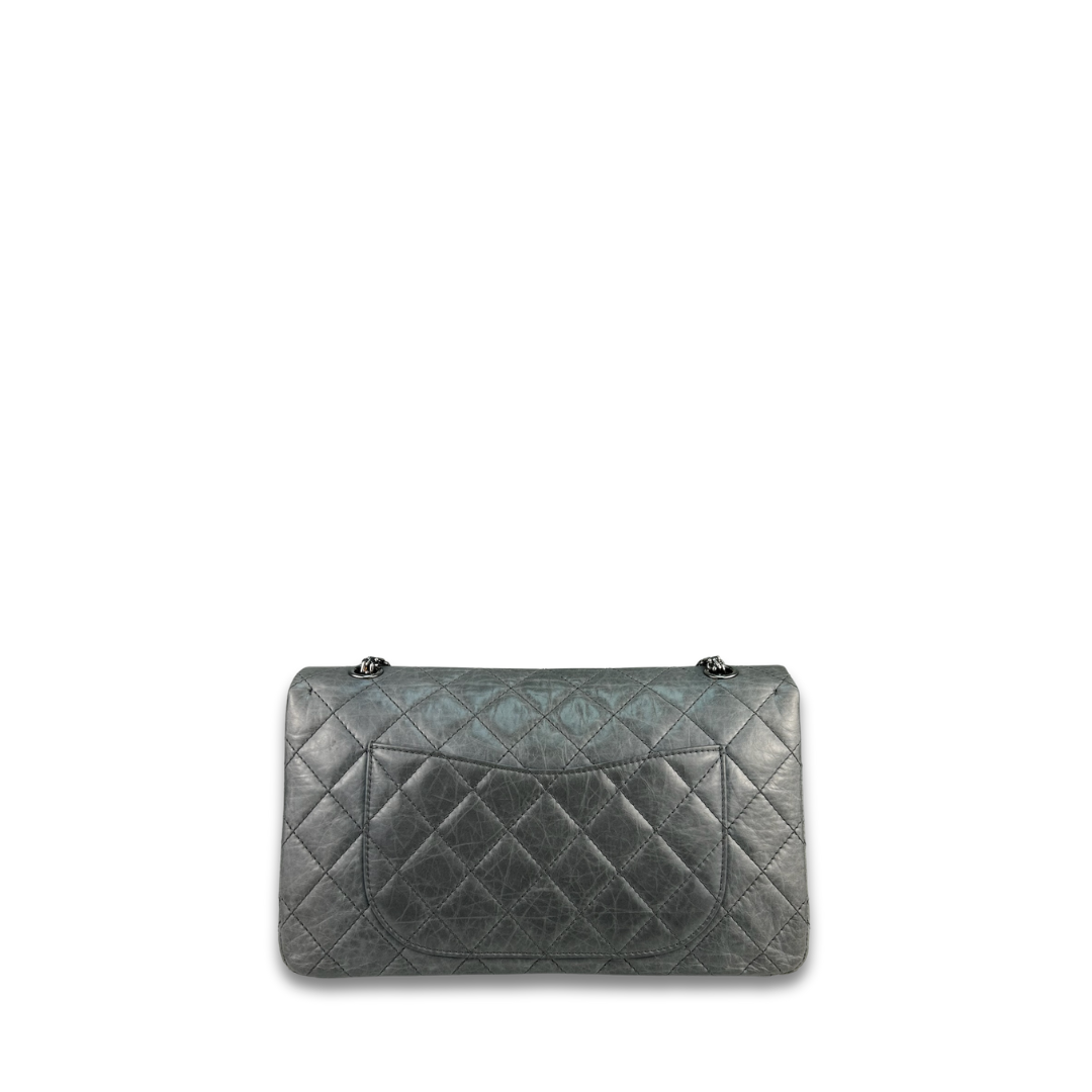 Chanel Grey 2.55 Reissue 227 Double Flap