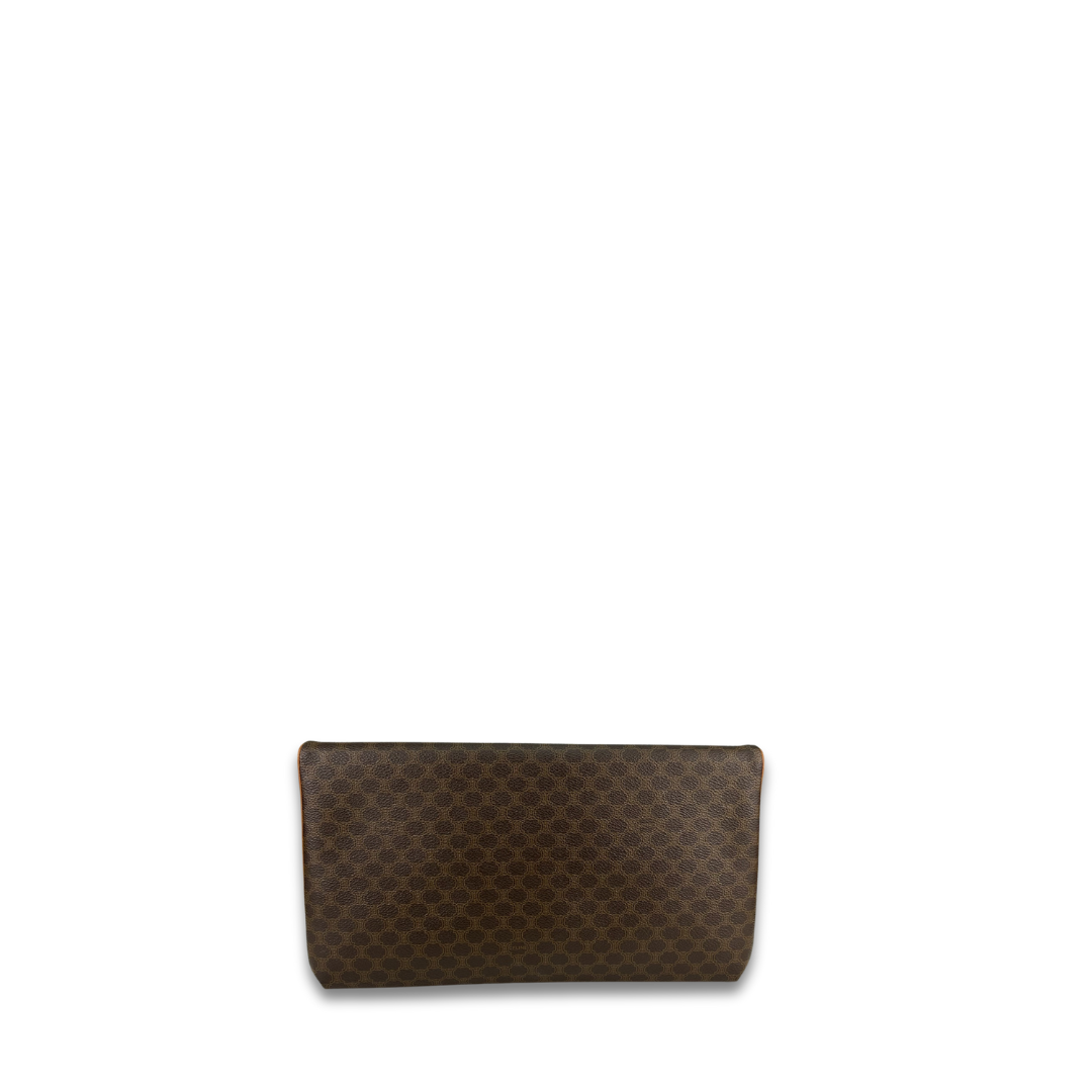 Celine Triomphe Macadam Flap Clutch