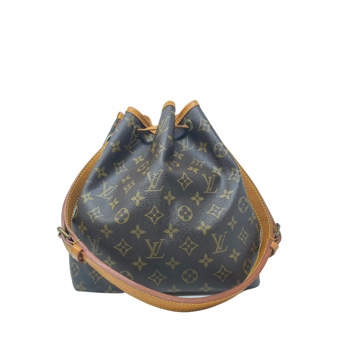 Louis Vuitton Louis Vuitton Petit Noe Monogram Canvas Shoulder Bag