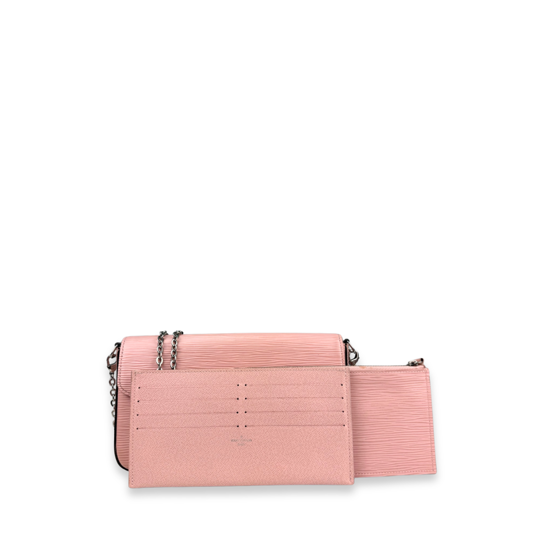 Louis Vuitton Pale Pink Epi Leather Pochette Felicie