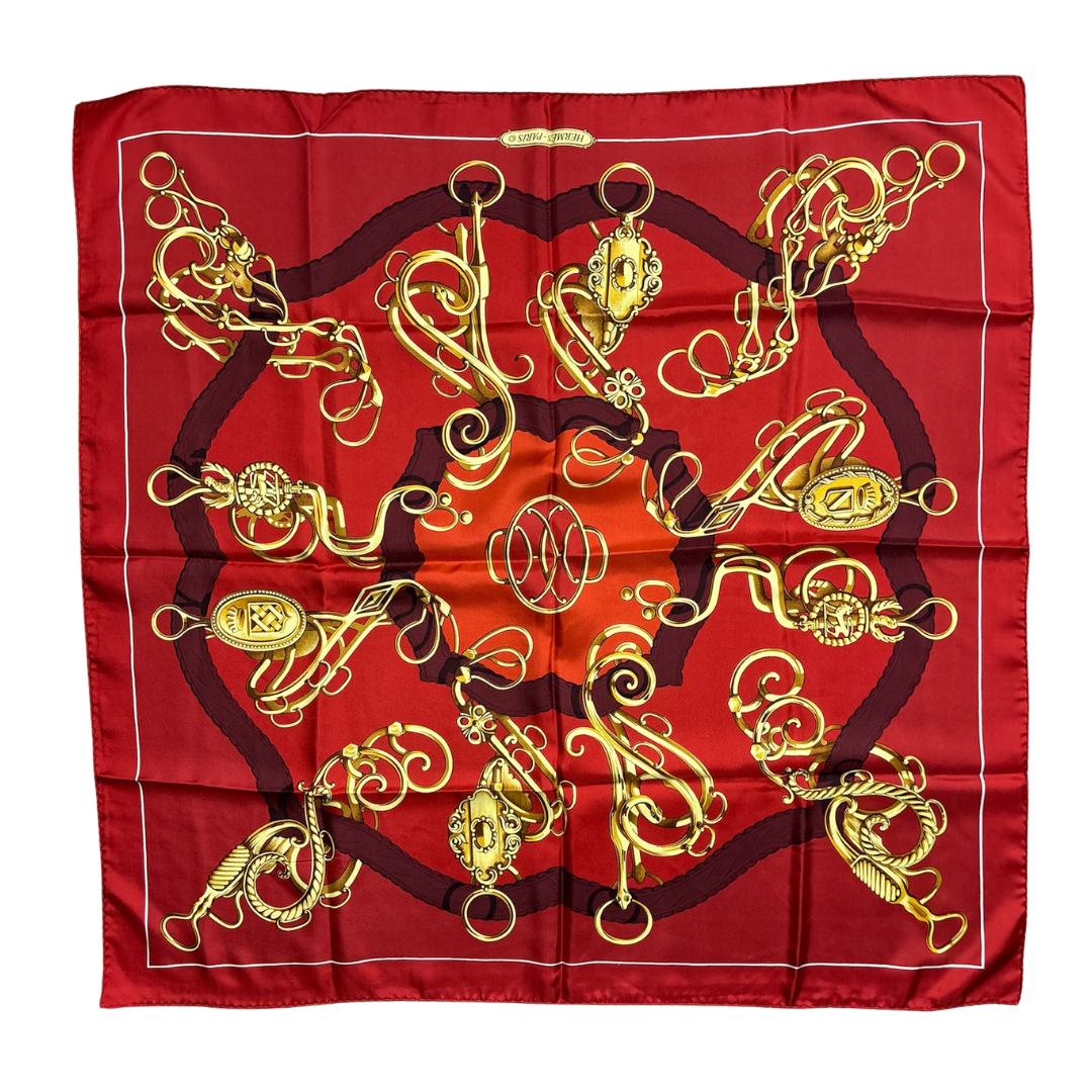 Hermès 'Profilé' Silk Scarf 90